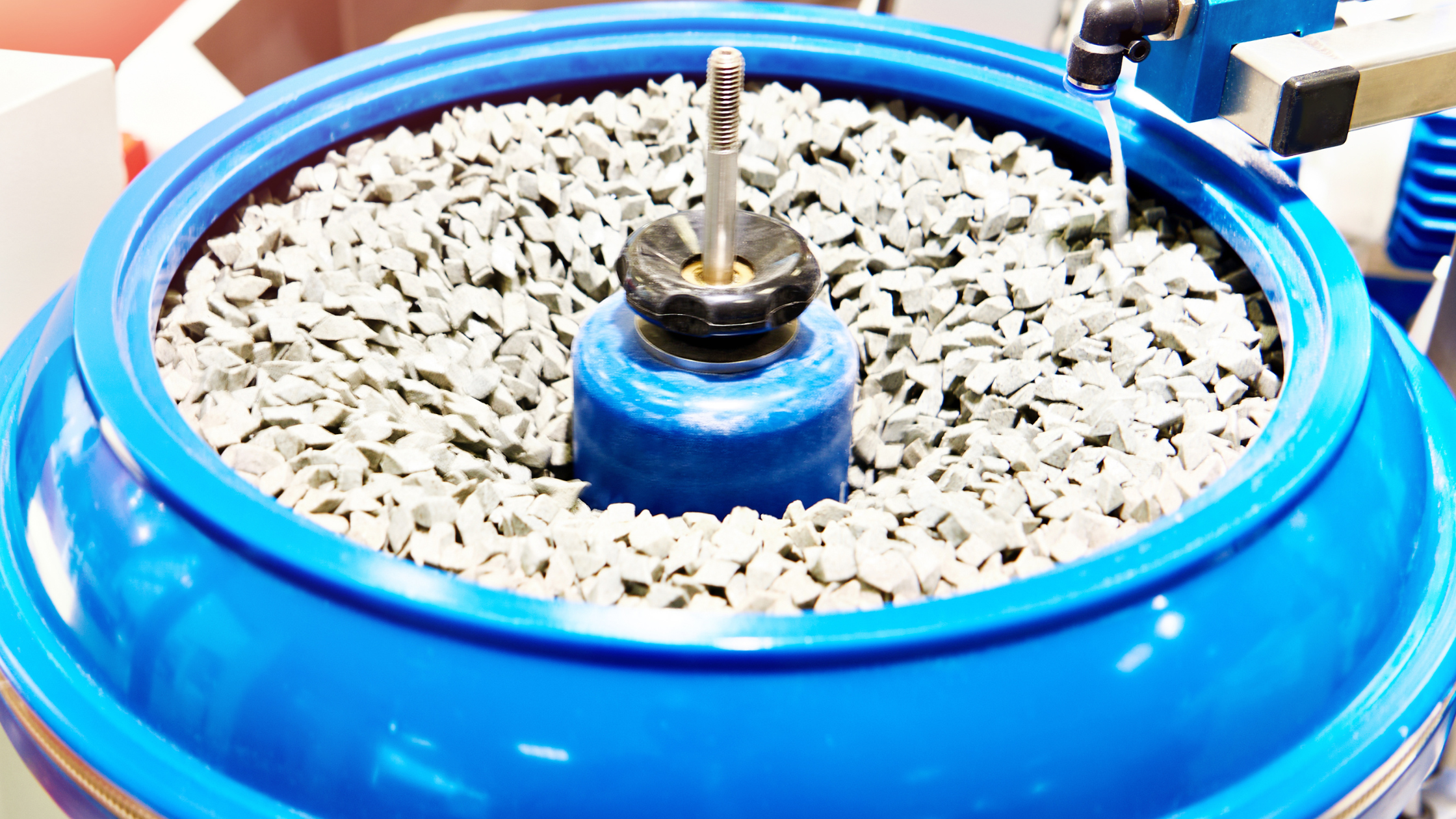 Media in vibratory tumbler