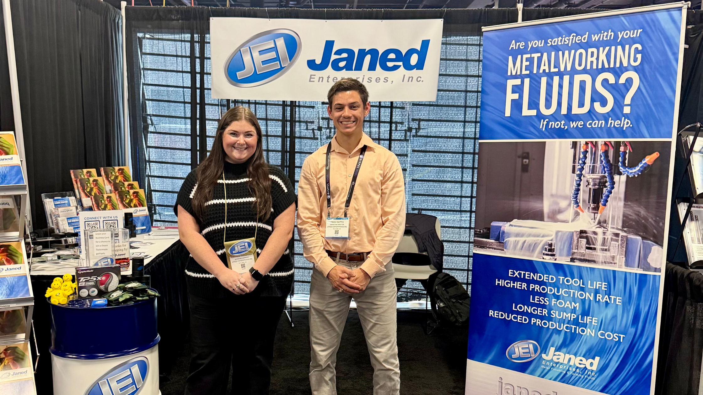 Janed Enterprises' employees at Southtec Trade Show